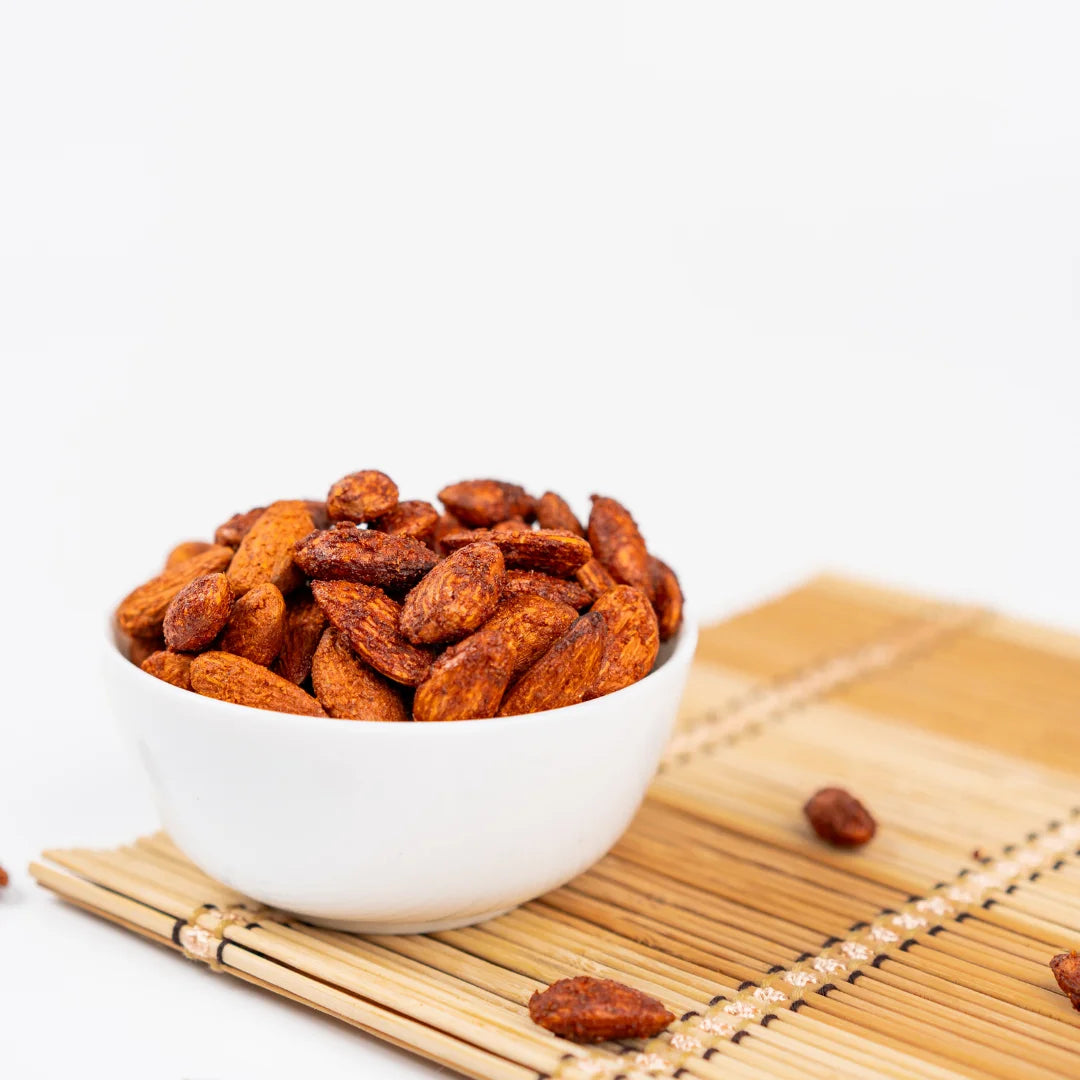 Sattviko Roasted Smoky Schezwan Almonds 80 GM