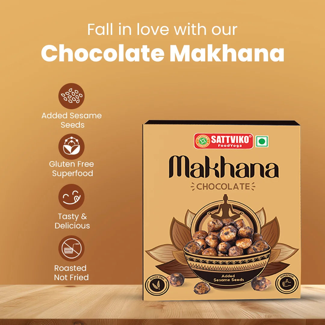 Sattviko Chocolate Makhana 40 GM