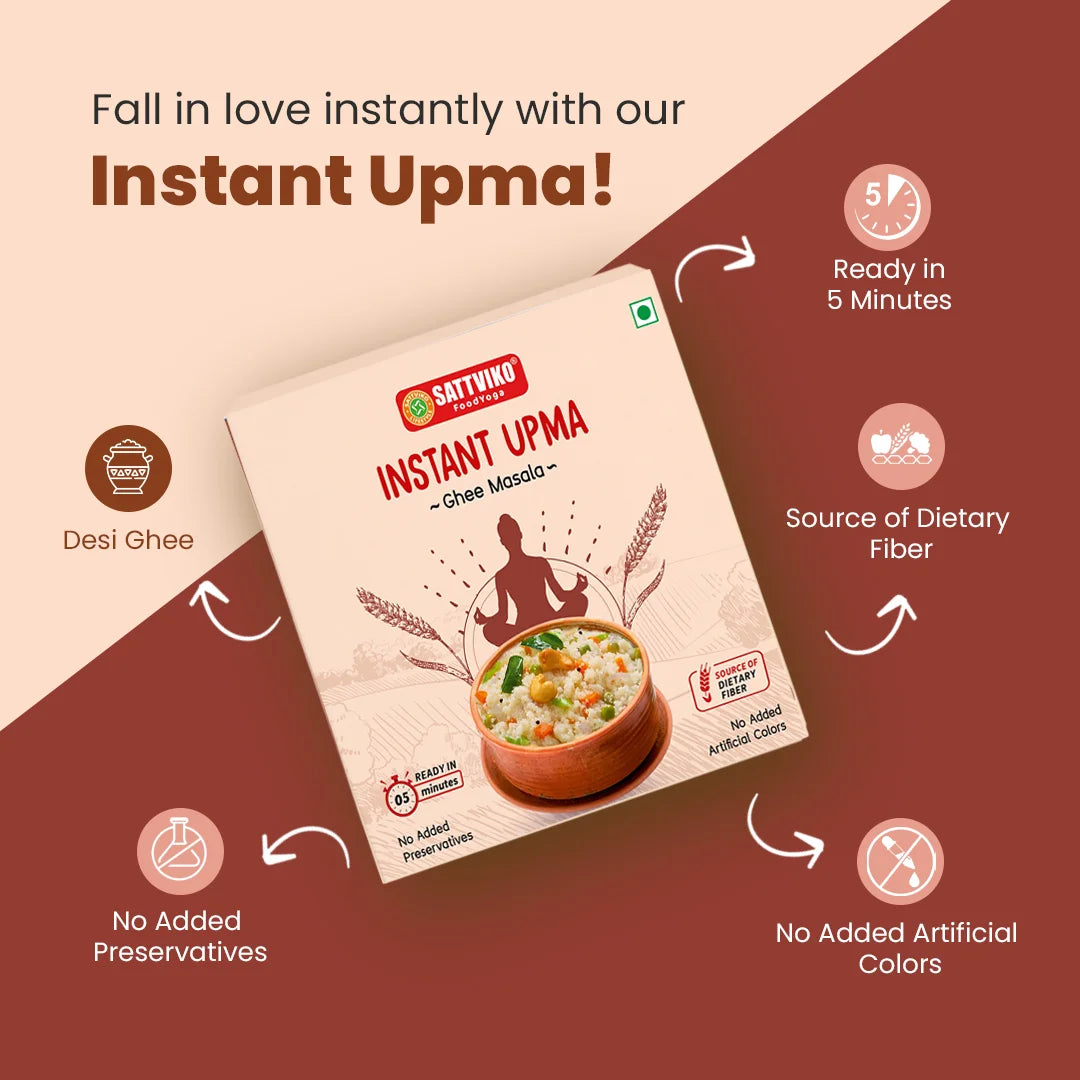 Sattviko Instant Upma 70 GM