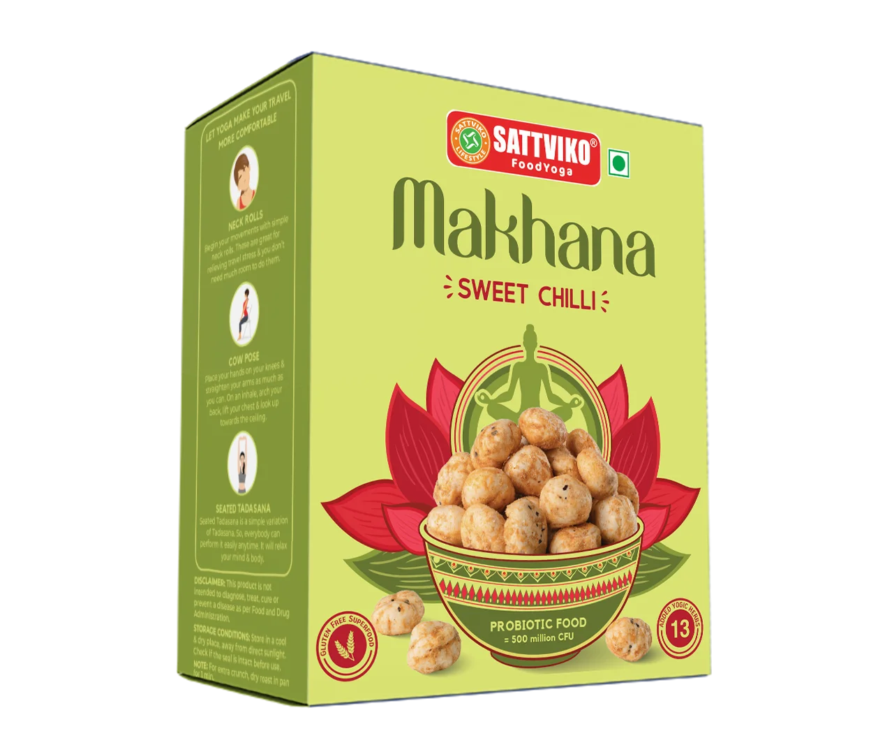 Sattviko Sweet Chilli Makhana 40 GM