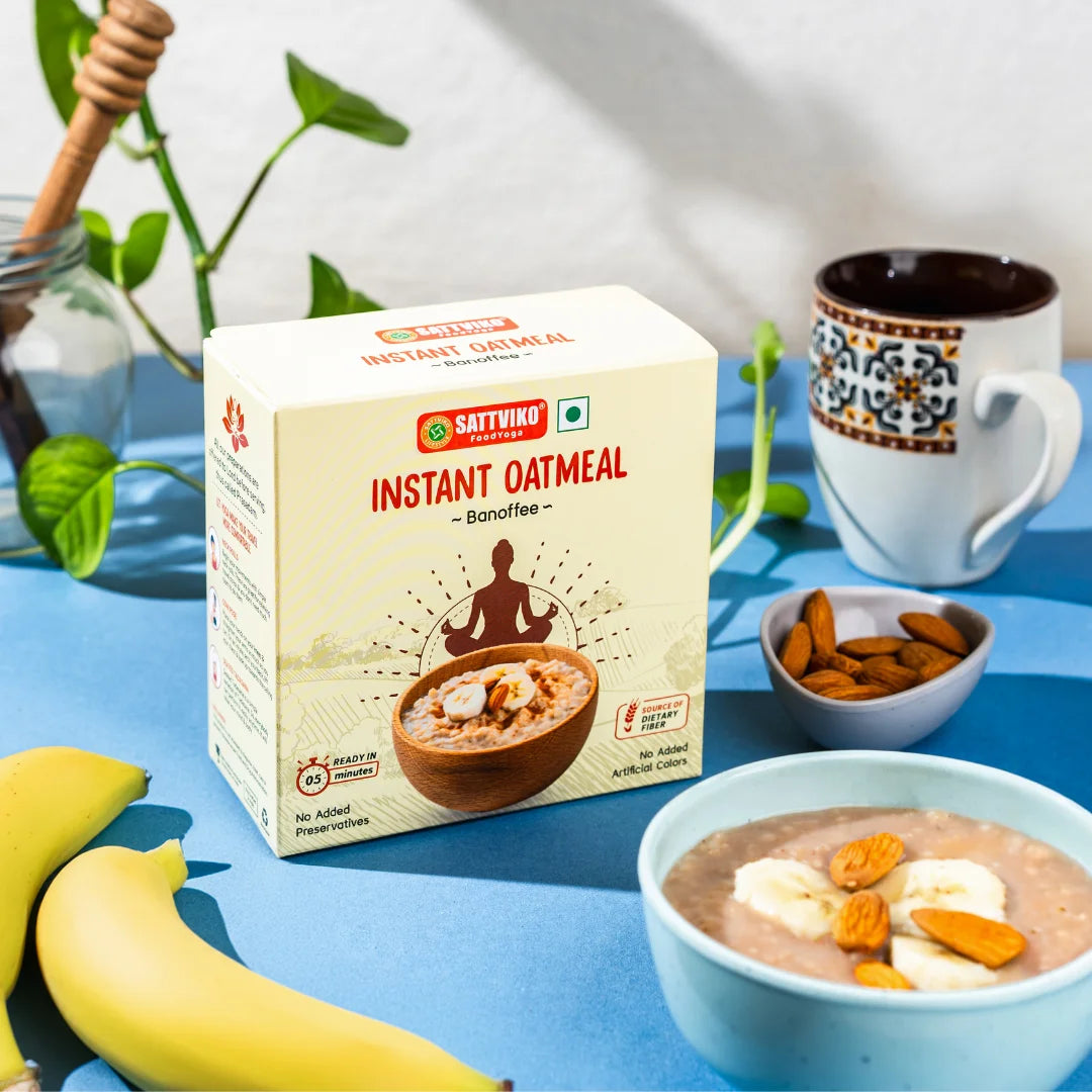Sattviko Instant Oatmeal Banoffee Flavour 70 GM