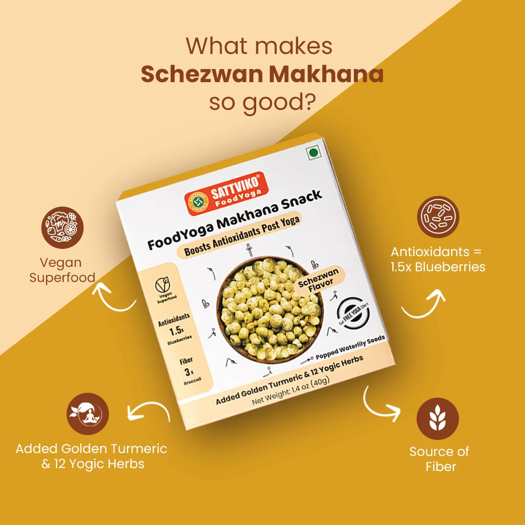 Sattviko Schezwan Makhana 40 GM