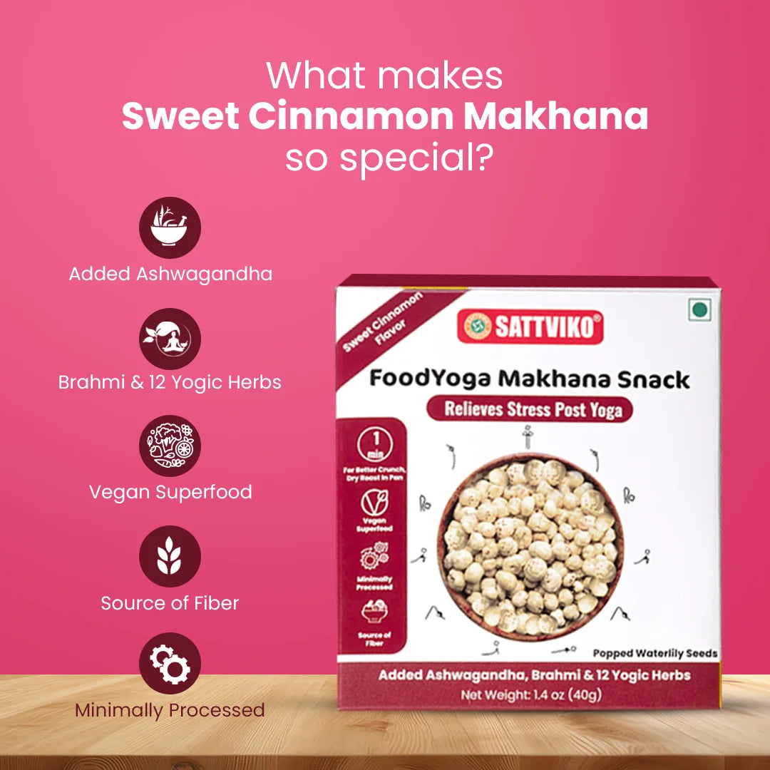 Sattviko Sweet Cinnamon Makhana 40 GM