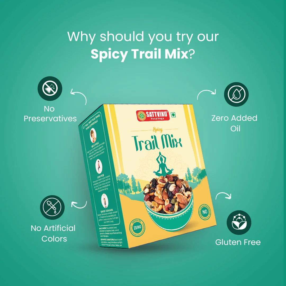 Sattviko Spicy Trail Mix 80 GM