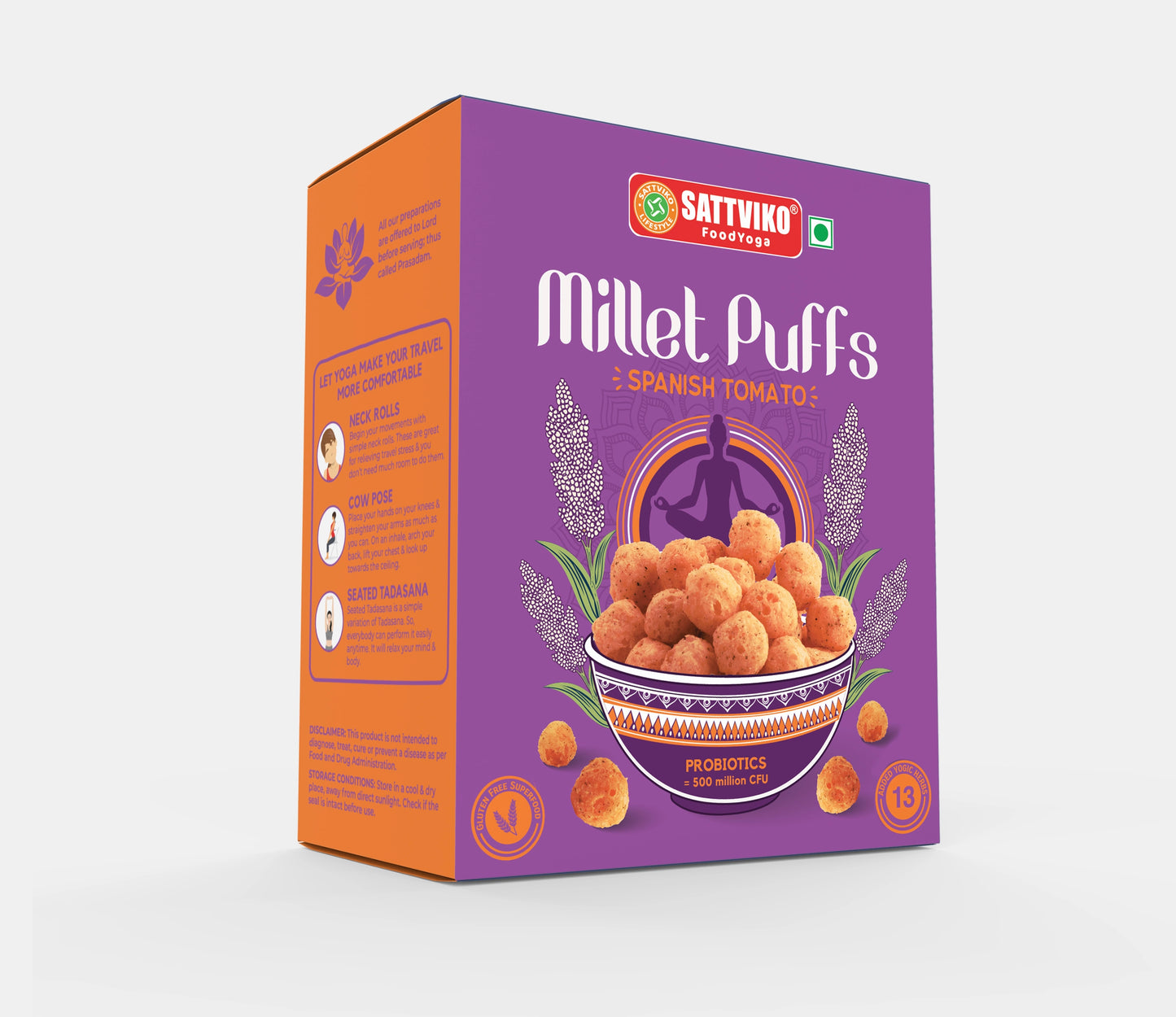 Tomato Millet Puffs