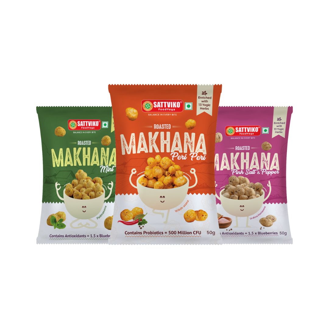 Makhana Super Combo - Peri Peri, Mint & Pink Salt (New Launch)