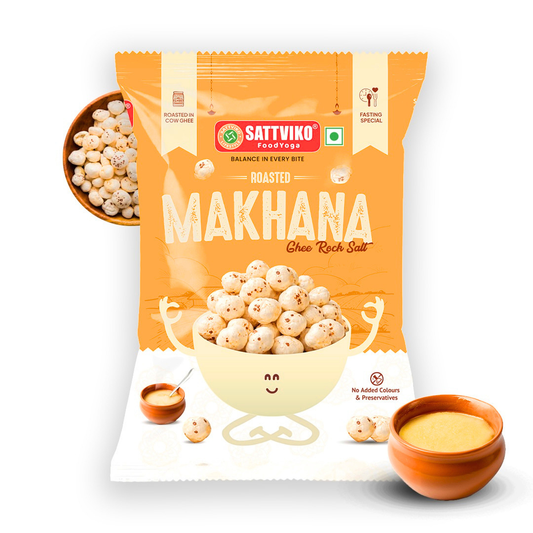 Sattviko Roasted Makhana - Ghee and Rock Salt 30 GM
