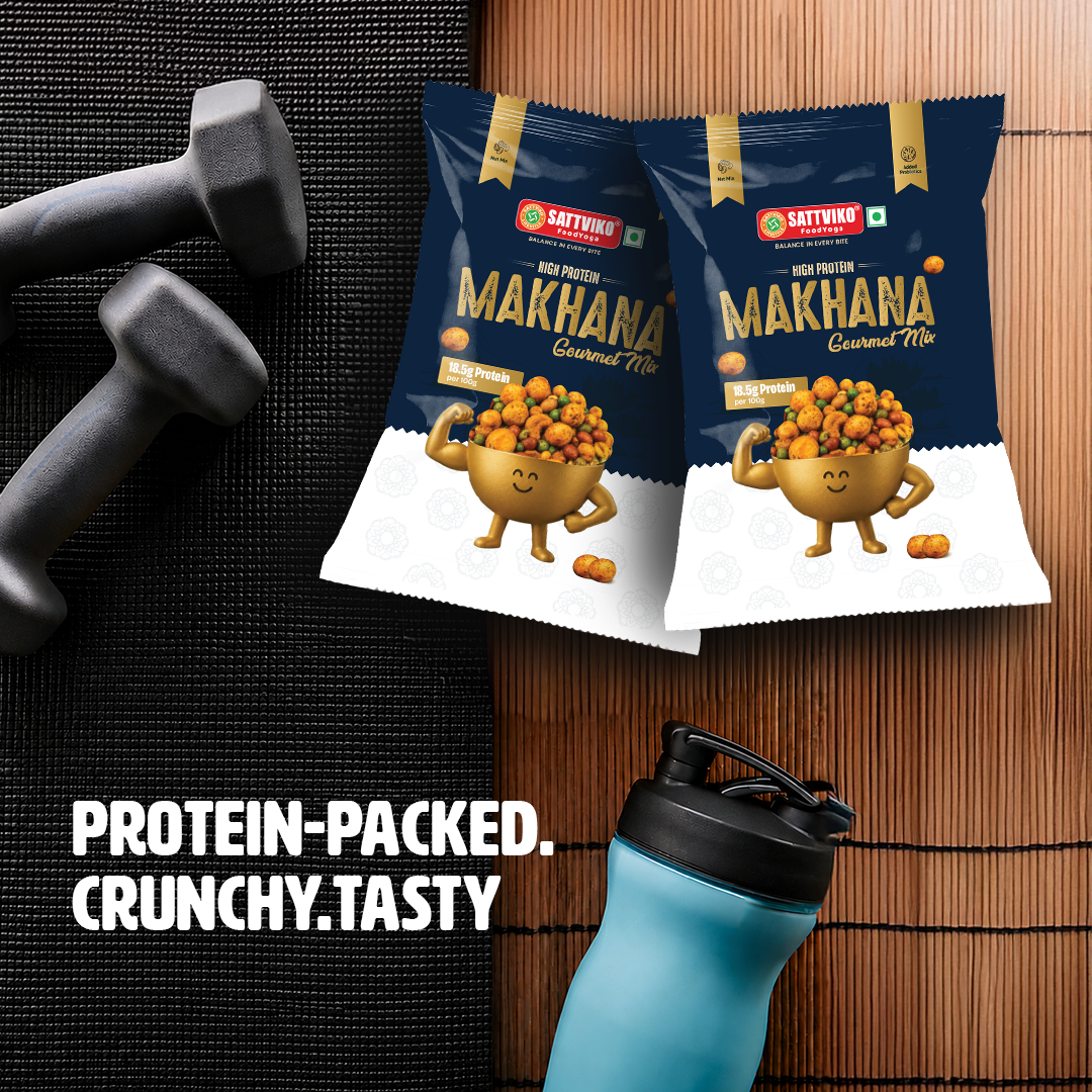 Sattviko High Protein Makhana Gourmet Mix (30g)