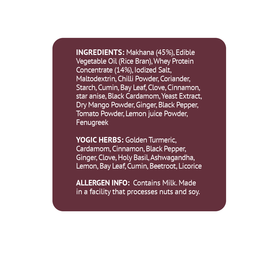 Sattviko High Protein Makhana – Indian Barbecue (30g)