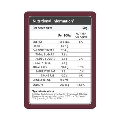 Sattviko High Protein Makhana – Indian Barbecue (30g)