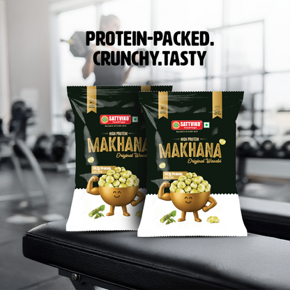 Sattviko High Protein Makhana – Original Wasabi (30g)