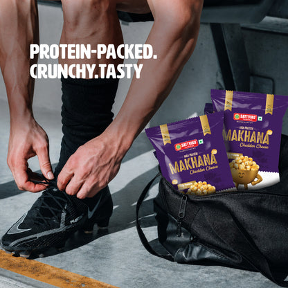 Sattviko High Protein Roasted Makhana - Cheddar Cheese