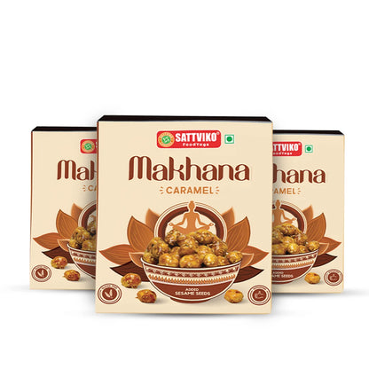 Makhana Combo Pack of 3 - Caramel Flavour