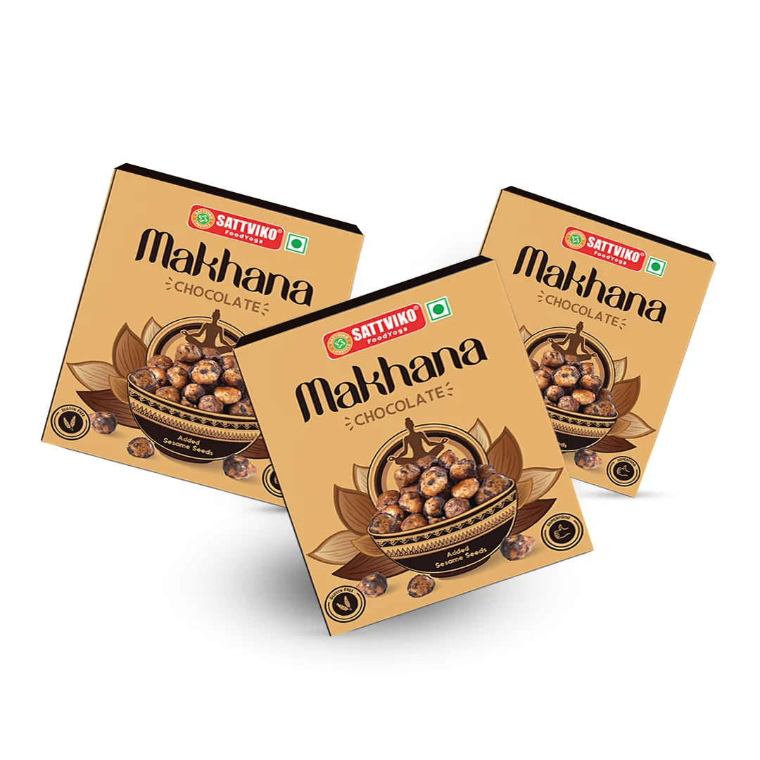 Makhana Combo Pack of 3 - Chocolate Flavour