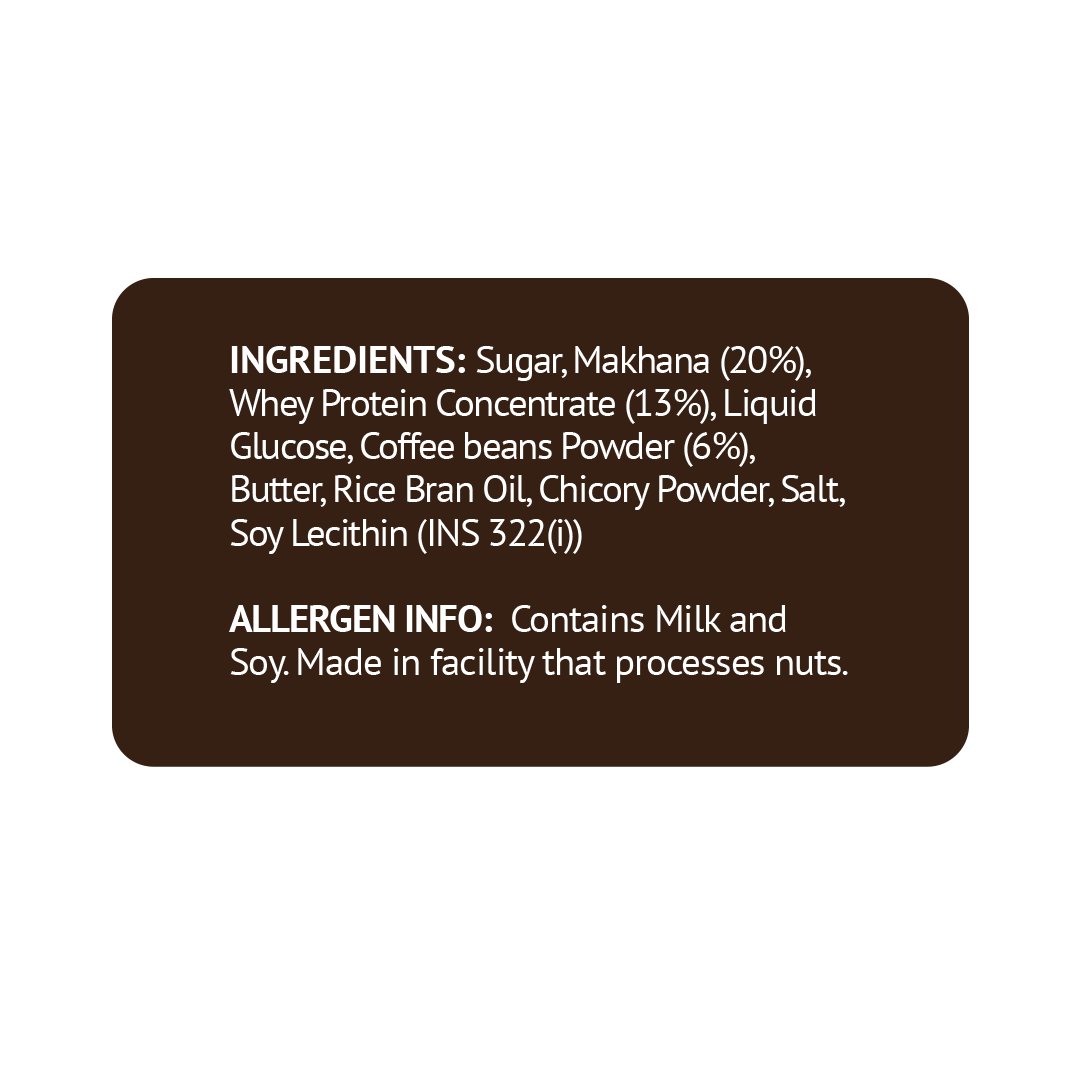 Sattviko High Protein Makhana – Filter Coffee (30g)