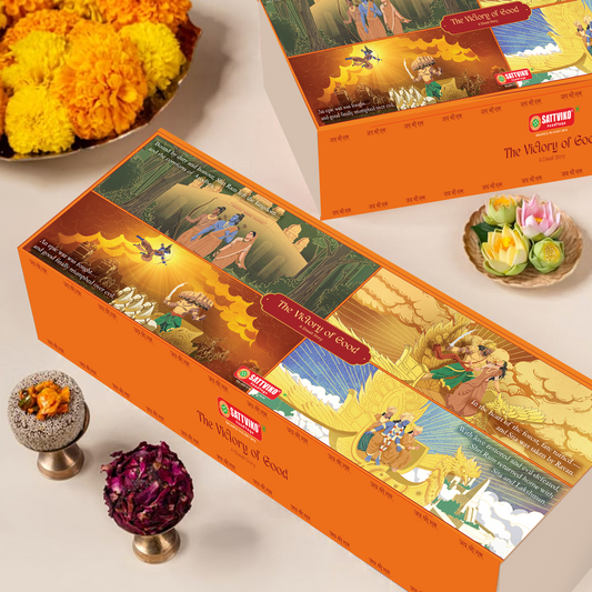 Ramayan Themed Premium Gift Box | Healthy Snack Box (Pack of 9)