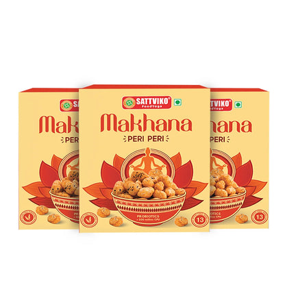 Makhana Combo Pack of 3 - Peri Peri Flavour