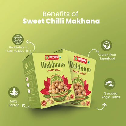 Makhana Combo Pack of 3 - Sweet Chilli Flavour